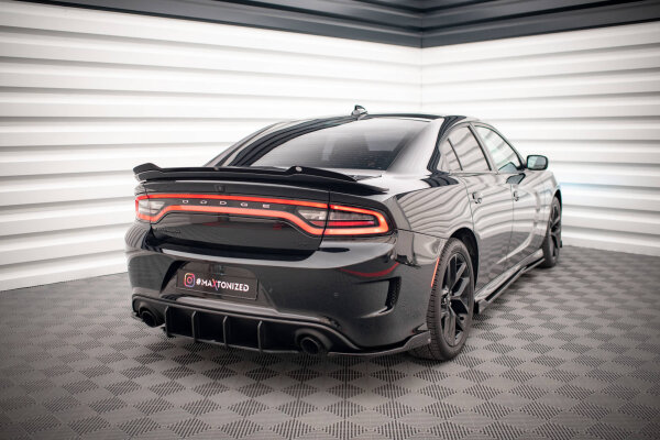 Maxton Design Heckspoiler Aufsatz Abrisskante schwarz Hochglanz - Dodge Charger SRT Mk7 Facelift