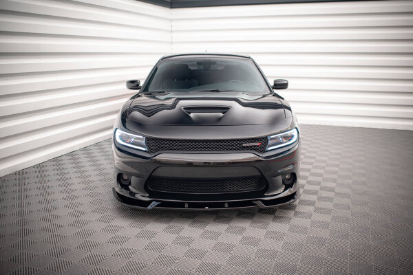 Maxton Design Front Splitter V.2 gloss black - Dodge Charger SRT Mk7 Facelift