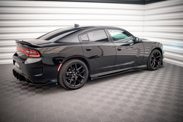 Maxton Design Seitenschweller Ansatz schwarz Hochglanz - Dodge Charger SRT Mk7 Facelift