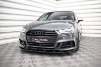 Maxton Design Street Pro Front Splitter - Audi S3 Sportback 8V Facelift