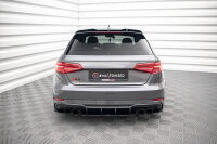 Maxton Design Street Pro Rear Side Splitters - Audi S3 Sportback 8V Facelift