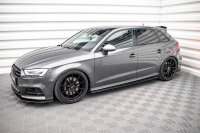 Maxton Design Street Pro Side Skirts Diffusers - Audi S3 Sportback 8V Facelift