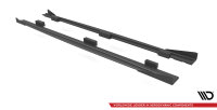 Maxton Design Street Pro Seitenschweller Ansatz + Flaps schwarz Hochglanz - Audi S3 Sportback 8V Facelift