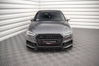 Maxton Design Front Splitter V.1 gloss black - Audi S3...