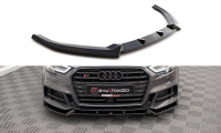 Maxton Design Front Splitter V.1 gloss black - Audi S3...