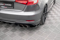 Maxton Design  Flaps Diffusor black gloss - Audi S3...