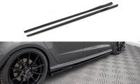 Maxton Design Side Skirts Diffusers gloss black - Audi S3...