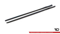 Maxton Design Side Skirts Diffusers gloss black - Audi S3 Sportback 8V Facelift