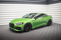 Maxton Design Seitenschweller Ansatz schwarz Hochglanz - Audi RS5 Coupe F5 Facelift