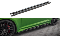 Maxton Design Side Skirts Diffusers gloss black - Audi...