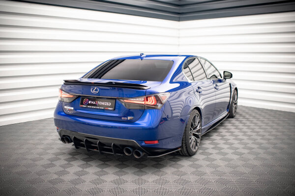 Maxton Design Street Pro Rear Side Splitters - Lexus GS F MK4 Facelift