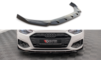 Maxton Design Front Splitter V.1 gloss black - Audi A4 B9...