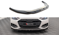 Maxton Design Front Splitter V.2 gloss black - Audi A4 B9...