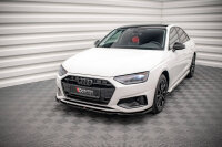 Maxton Design Frontansatz V.2 schwarz Hochglanz - Audi A4 B9 Facelift