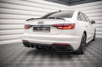 Maxton Design Rear Valance gloss black - Audi A4 B9 Facelift