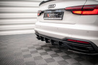 Maxton Design Rear Valance gloss black - Audi A4 B9 Facelift