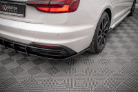 Maxton Design Rear Side Splitters gloss black - Audi A4...