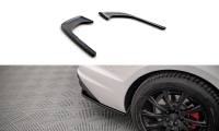 Maxton Design Rear Side Splitters gloss black - Audi A4...