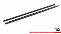 Maxton Design Seitenschweller Ansatz schwarz Hochglanz - Audi A4 B9 Facelift