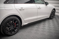 Maxton Design Side Skirts Diffusers gloss black - Audi A4...