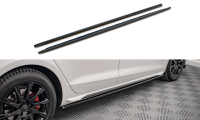 Maxton Design Side Skirts Diffusers gloss black - Audi A4...