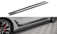 Maxton Design Side Skirts Diffusers for V.1 gloss black -...