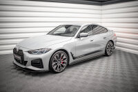 Maxton Design Side Skirts Diffusers for V.1 gloss black - BMW 4 Series Gran Coupe M-Package G26