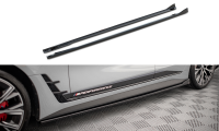 Maxton Design Side Skirts Diffusers for V.2 gloss black -...