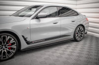 Maxton Design Side Skirts Diffusers for V.2 gloss black - BMW 4 Series Gran Coupe M-Package G26