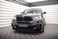 Maxton Design Front Splitter V.2 gloss black - BMW X6 M-Package F16