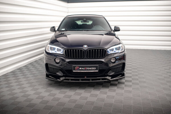 FRONT SPLITTER BMW X6 Gloss Black