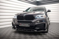 Maxton Design Front Splitter V.3 gloss black - BMW X6 M-Package F16