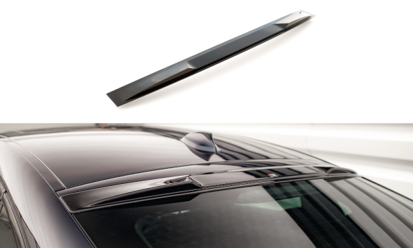 Maxton Design Heckscheiben Spoiler schwarz Hochglanz - BMW X6 M-Paket F16