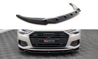Maxton Design Front Splitter V.2 gloss black - Audi A6 C8
