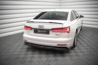 Maxton Design Central Rear Splitter gloss black - Audi A6 C8