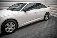 Maxton Design Side Skirts Diffusers gloss black - Audi A6 C8