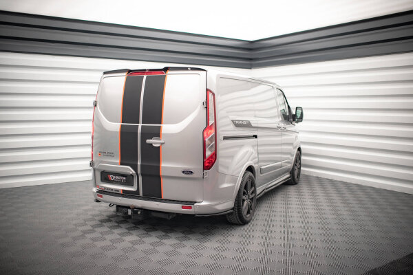 Maxton Design Spoiler Cap gloss black - Ford Transit Custom ST-Line MK1 Facelift