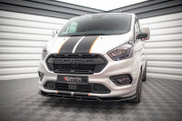 Maxton Design Front Splitter gloss black - Ford Transit Custom ST-Line MK1 Facelift