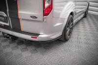 Maxton Design Heckansatz Flaps Diffusor schwarz Hochglanz - Ford Transit Custom ST-Line MK1 Facelift