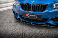 Maxton Design Frontansatz V.2 schwarz Hochglanz - BMW 2 M-Paket F22