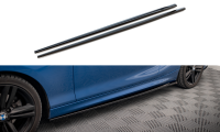 Maxton Design Side Skirts Diffusers gloss black - BMW 2...