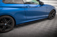 Maxton Design Side Skirts Diffusers gloss black - BMW 2...