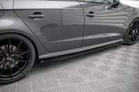 Maxton Design Side Flaps gloss black - Audi S3 Sportback...