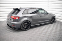 Maxton Design Side Flaps gloss black - Audi S3 Sportback 8V Facelift