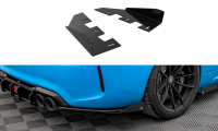 Maxton Design Rear Side Flaps gloss black - BMW M2 F87