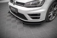 Maxton Design Front Flaps gloss black - VW Golf R Mk7