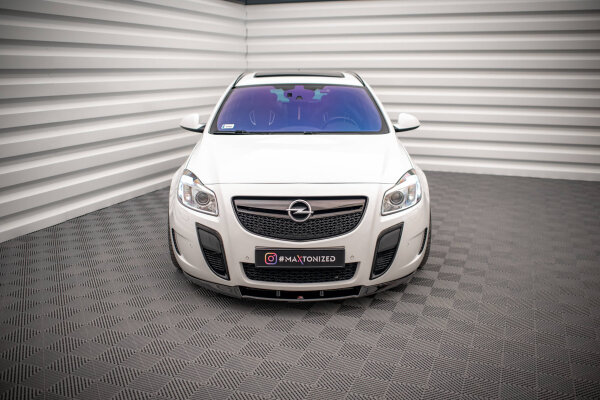 Maxton Design Front Splitter V.1 gloss black - Opel Insignia OPC MK1