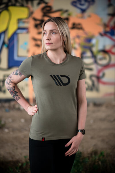 Maxton Design Womens Khaki T-shirt