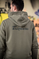 Maxton Design Mens Khaki Hoodie