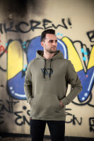 Maxton Design Mens Khaki Hoodie